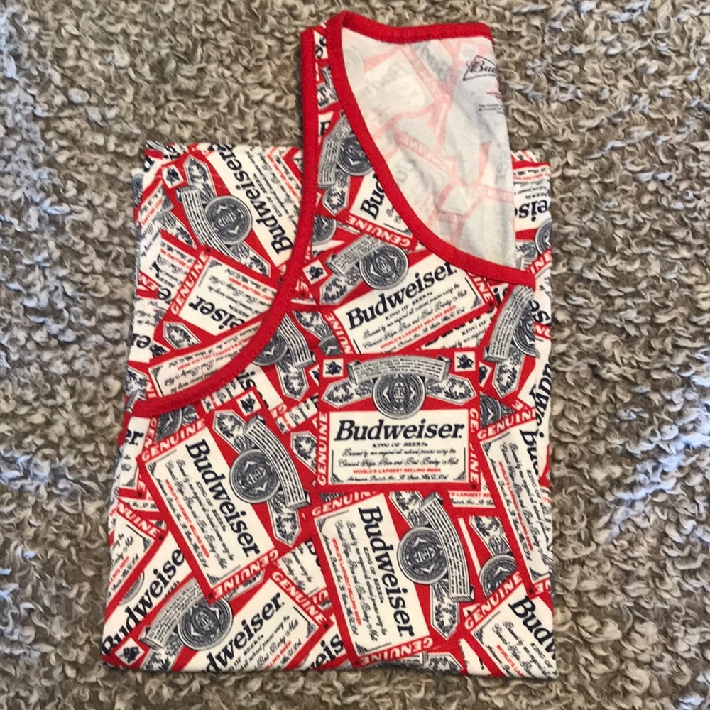 Budweiser printed tank top
